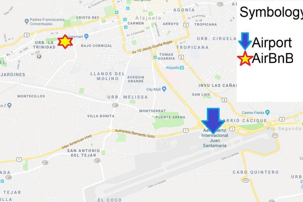Private Bedroom 10 Minutes From The Sjo Airport Alajuela Екстериор снимка